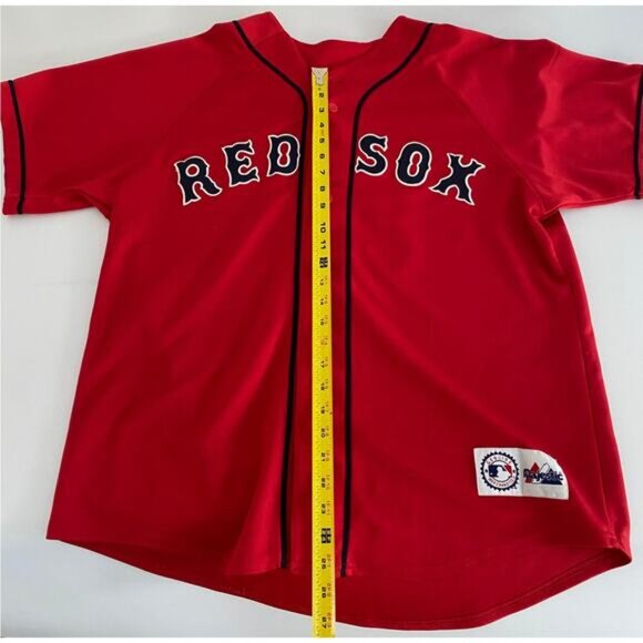 Vintage Y2K Majestic Nomar Garciaparra #05 Red Sox Authentic Jersey MED READ - Picture 9 of 11